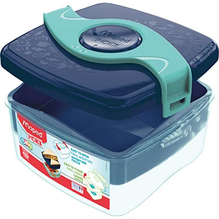 Maped PICNIK - Lunch-Box, Brot-Dose, Frühstücks-Dose ORIGINS KIDS - blau – Bild 2