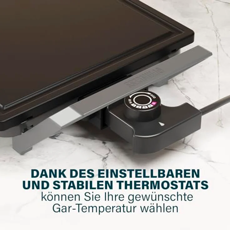PRINCESS Tischgrill Princess 103150 Table Chef Premium Stone - PFAS-frei, Keramische Grillplatte – Bild 4