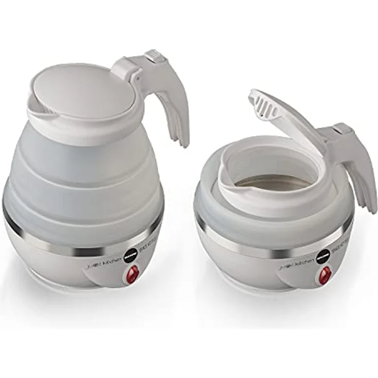 Macom 862 Space Kettle Elektrischer Wasserkocher, kompakt, platzsparend, für unterwegs, Weiß – Bild 9