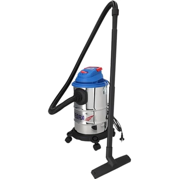 Dedra DED6610, Nass-/Trockensauger 1200 W, 20 Liter, Edelstahlbehälter, Abblasfunktion, 16 kPa Saugkraft – Bild 3