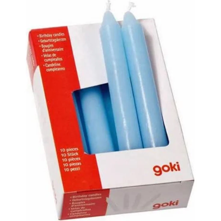 Goki Geburtstagskerzen-Set Blau – Bild 3