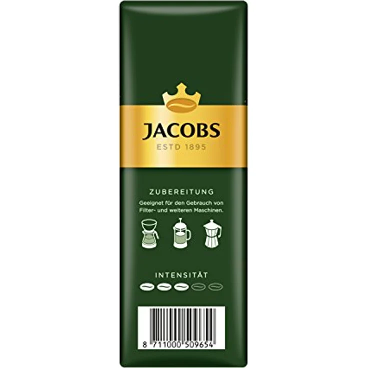 Jacobs Krönung Entkoffeiniert, gemahlener Röstkaffee, Filterkaffee, Kaffee, 500 g – Bild 6