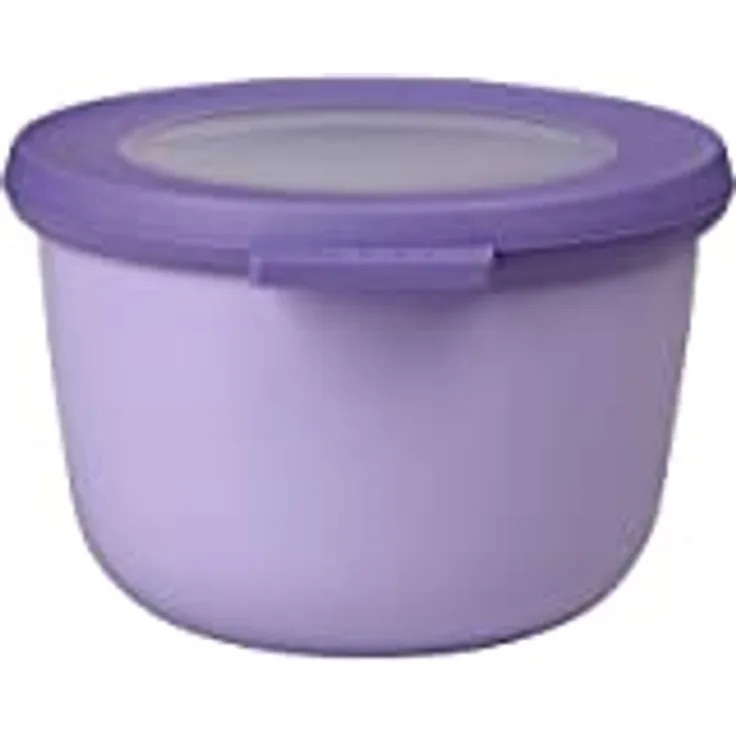 Mepal Multischüssel Cirqula rund – Vivid lilac – 500 ml Inhalt – mit abnehmbarem Deckel – bruchfestes Material - auslaufsicher – tiefkühlgeeignet - spülmaschinengeeignet