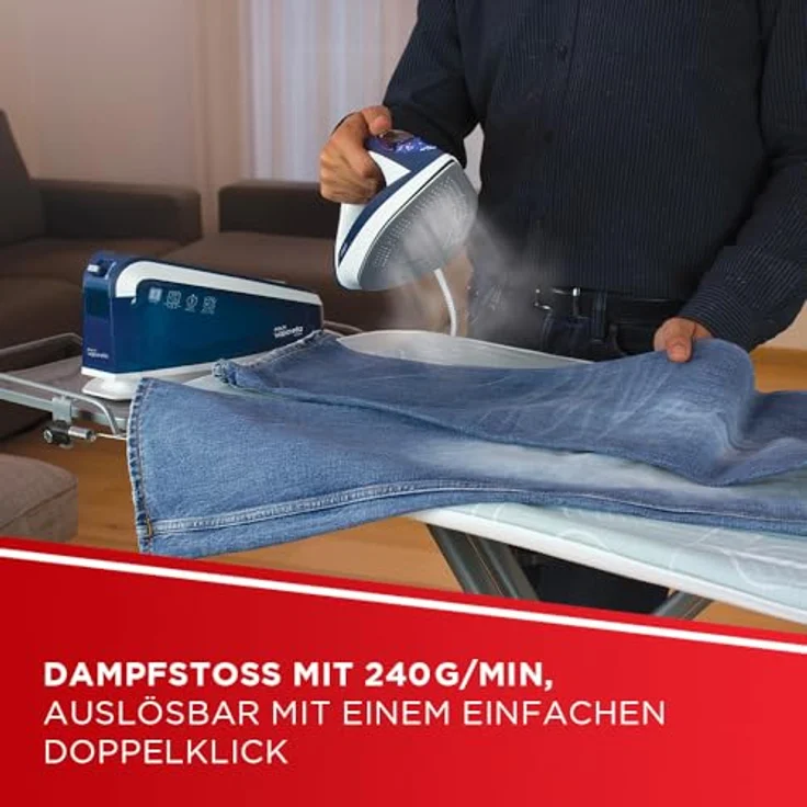 Polti PLEU0244 Vaporella Express VE30.10, 2200, Keramik, 1.6 liters, Bianco E Blu – Bild 8