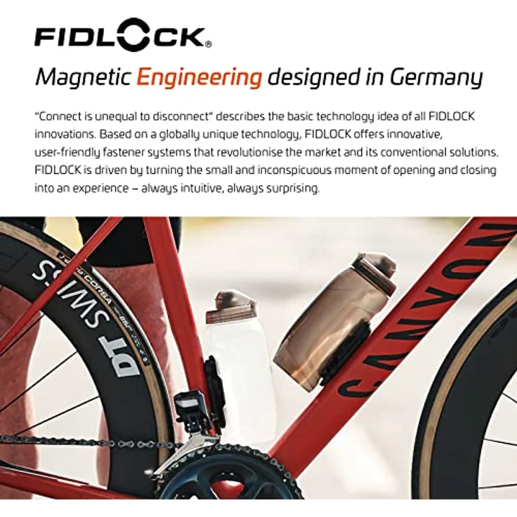 Fidlock Trinkflasche Fidlock Set Twist, 590ml, BPA-frei, spülmaschinengeeignet, ergonomisches Design mit Magnet-Halterung – Bild 7