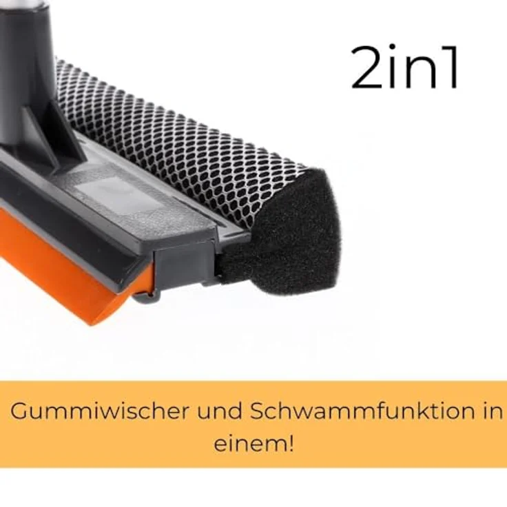 GarPet Fenster Scheiben Glas Dusch Auto Reiniger Wischer Abzieher Gummilippe Schwamm – Bild 5