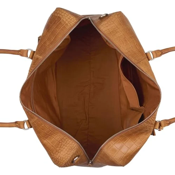 Burkely Cool Colbie Weekender Reisetasche aus 100% Leder, 51 cm, braun – Bild 4