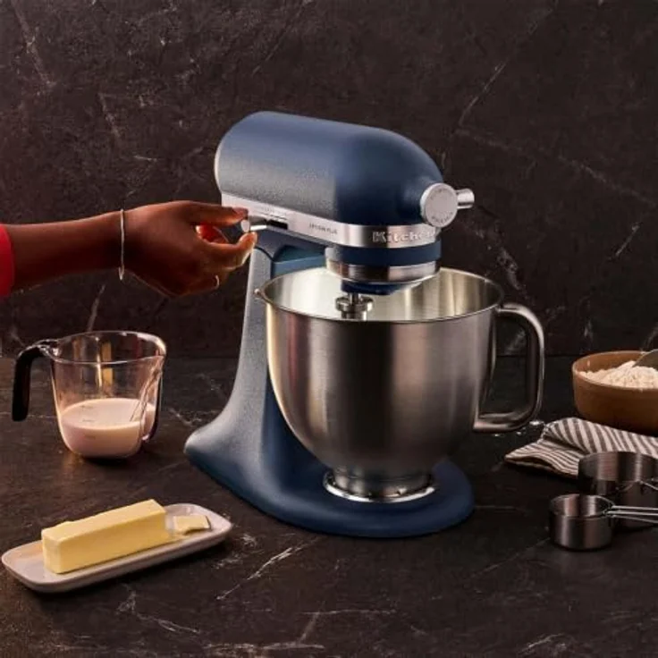KitchenAid Artisan Plus 4,7L 5KSM50PKVE Küchenmaschine, mit Schüsselbeleuchtung, 11 Geschwindigkeitsstufen, Farbe: Wild Blueberry (Wilde Blaubeere) – Bild 8