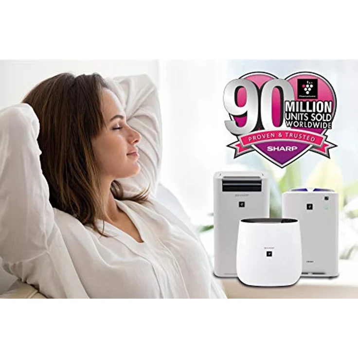 Sharp FPJ30EUB Luftreiniger mit Ventilator-Funktion Weiß, Schwarz (50 Watt, Raumgröße: 22 m², HEPA-Filter, Geruchsfilter) – Bild 11