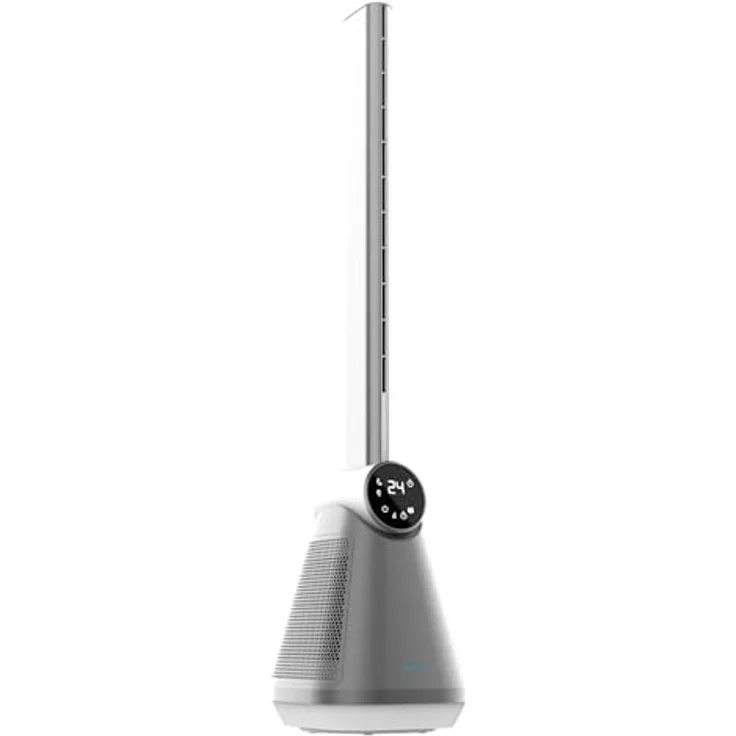 Cecotec EnergySilence 9890 Skyline, Bladeless Turmventilator mit 50W, 3 Geschwindigkeiten, 3 Modi, Touch-LED-Bildschirm, Fernbedienung und 15-Stunden-Timer, 40° Oszillation – Bild 2