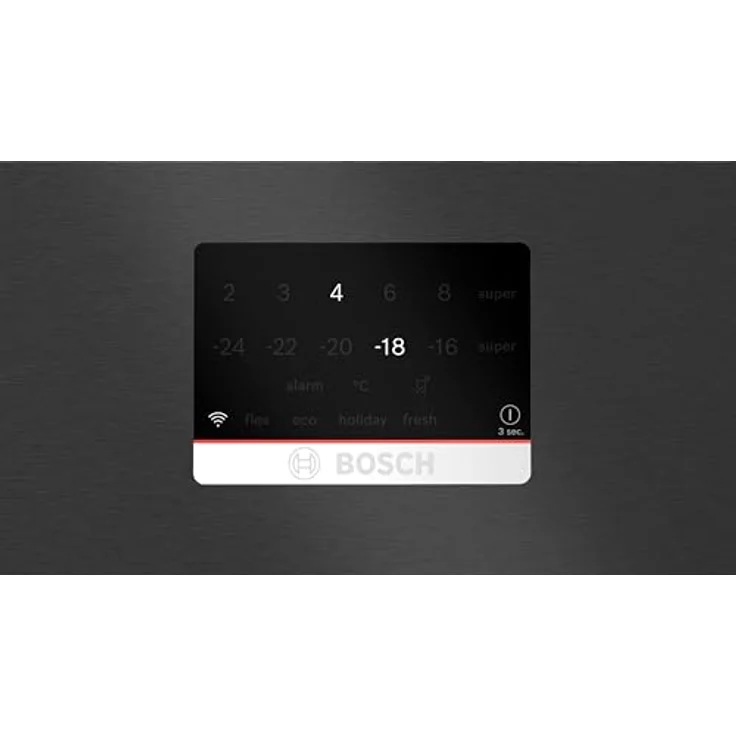 Bosch KGP86AXB0N, Serie 8, Smarte XXL-Kühl-Gefrier-Kombination, Edelstahl schwarz, NoFrost, Flexibles Interieur, 3x längere Frische, absorbiert Gerüche – Bild 3