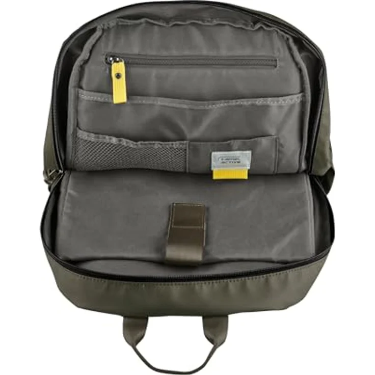 camel active Daypack Explore, Polyester Rucksack mit praktischem Stauraum für Reisen, schwarz – Bild 3