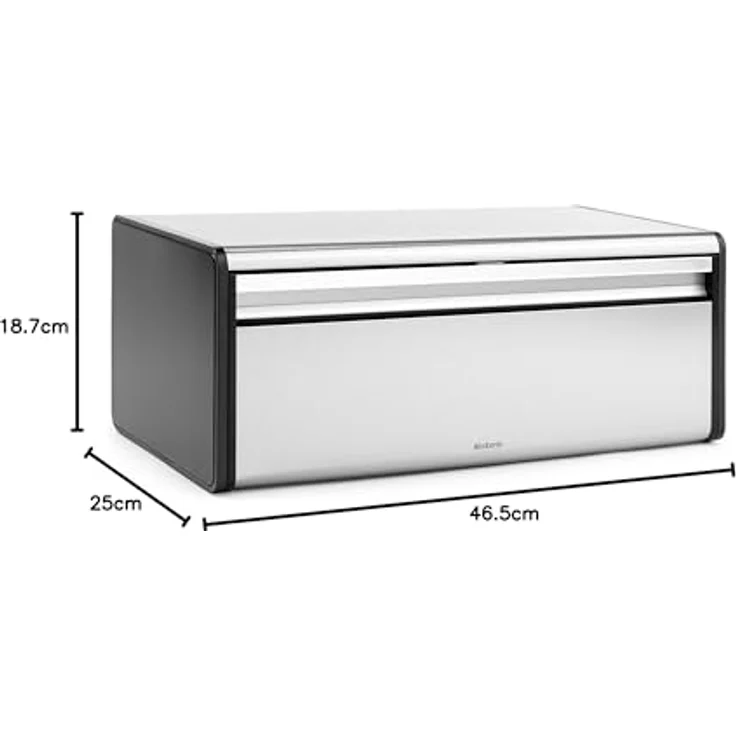Brabantia 299186 Brotkasten Frontklappe, matt steel FPP – Bild 5