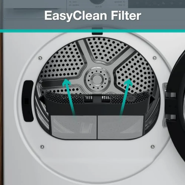 GORENJE D5G2P9CP Wärmepumpentrockner, 9 kg, energieeffizient mit Knitterschutz und TwinAir-Technologie, Weiß – Bild 4