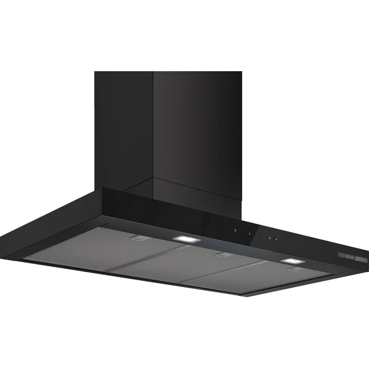 Bosch DWB97DN60, Serie 6 Wandesse, 90 cm, mattschwarz, Eco Silence Drive, Home Connect, dimmbare LED-Beleuchtung, Abluft- und Umluftbetrieb – Bild 1