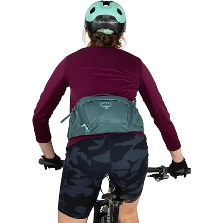 Osprey Savu 5 Gürteltasche, 26 cm x 10 cm x 15 cm, 100% Polyester, grün – Bild 16