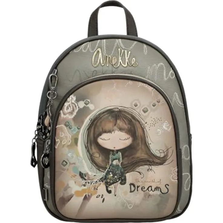 Anekke Real City Rucksack, 31 cm, mehrfarbig, 100% Polyurethan, 28 cm x 12 cm x 31 cm