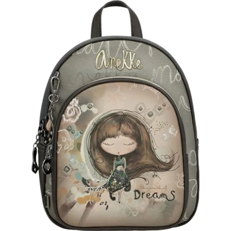 Anekke Real City Rucksack, 31 cm, mehrfarbig, 100% Polyurethan, 28 cm x 12 cm x 31 cm – Bild 1