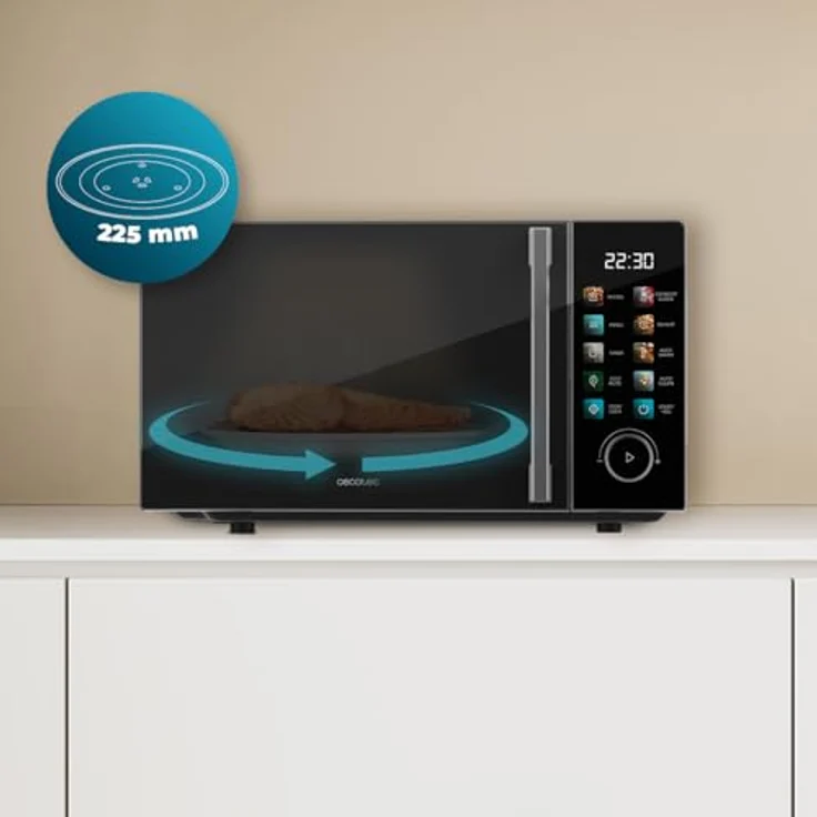 Cecotec Proclean 6030 Black, Mikrowelle mit 20 Litern, 700 W, Touchscreen und 10 Leistungsstufen – Bild 8
