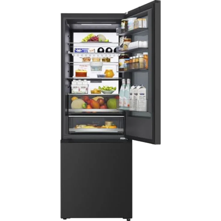 LG GBGW92GCEV, Kühl-Gefrierkombination mit 465 l, NoFrost, Fresh Zone Fach, Schwarz – Bild 13