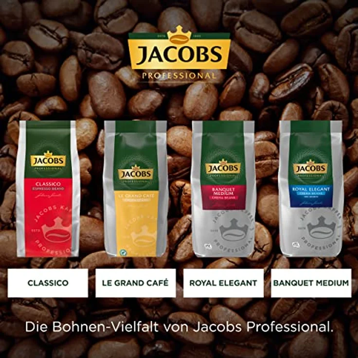 Jacobs Professional Banquet Medium Espresso Kaffeebohnen, 1 kg – Bild 4