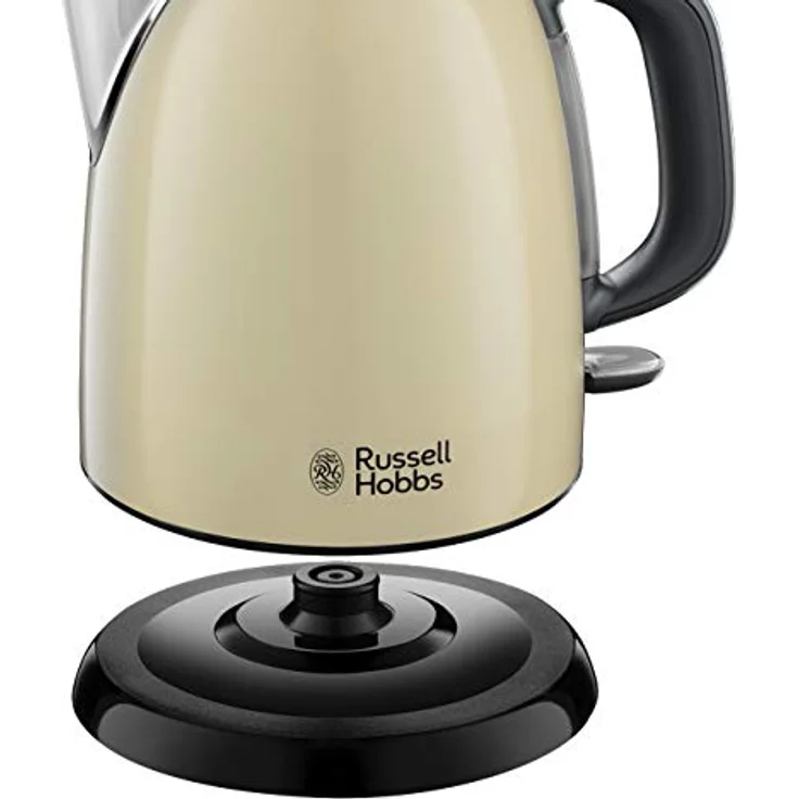 Russell Hobbs Mini-Wasserkocher Colours+ creme, 1,0l, 2400W, Schnellkochfunktion, herausnehmbarer Kalkfilter, optimierte Ausgusstülle, kleiner Reisewasserkocher, kompakter Teekocher 24994-70 – Bild 6