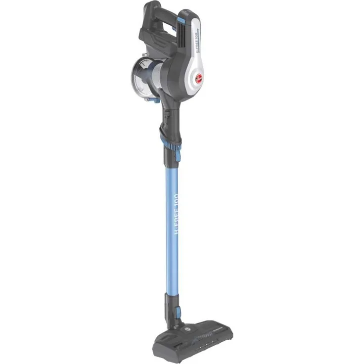 Hoover H-FREE 100 Staubsauger HF122PTA 011, Kabelloser Handstaubsauger mit 40 Minuten Akkulaufzeit, leicht und beutellos, Titanium