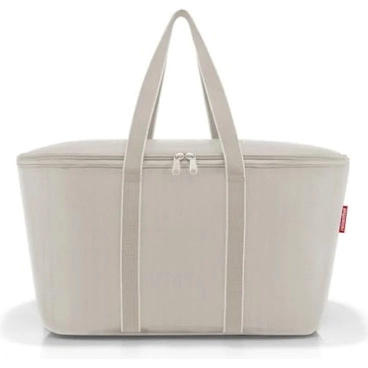 REISENTHEL® Einkaufsshopper coolerbag herringbone sand, coolerbag mit isolierender Thermoschicht – Bild 2