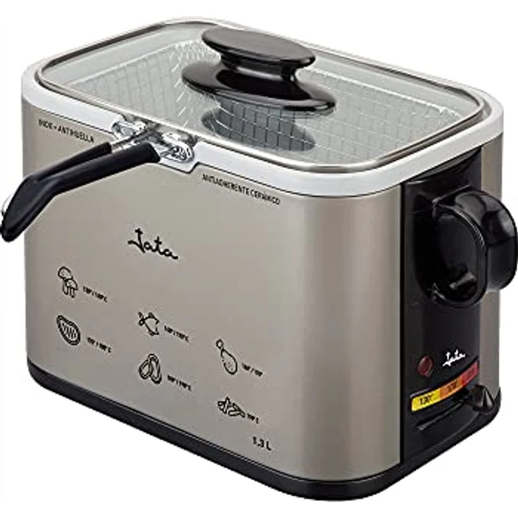Jata FR326E Fritteuse, Metall, 1,5 Liter Fassungsvermögen, 1000 Watt – Bild 5