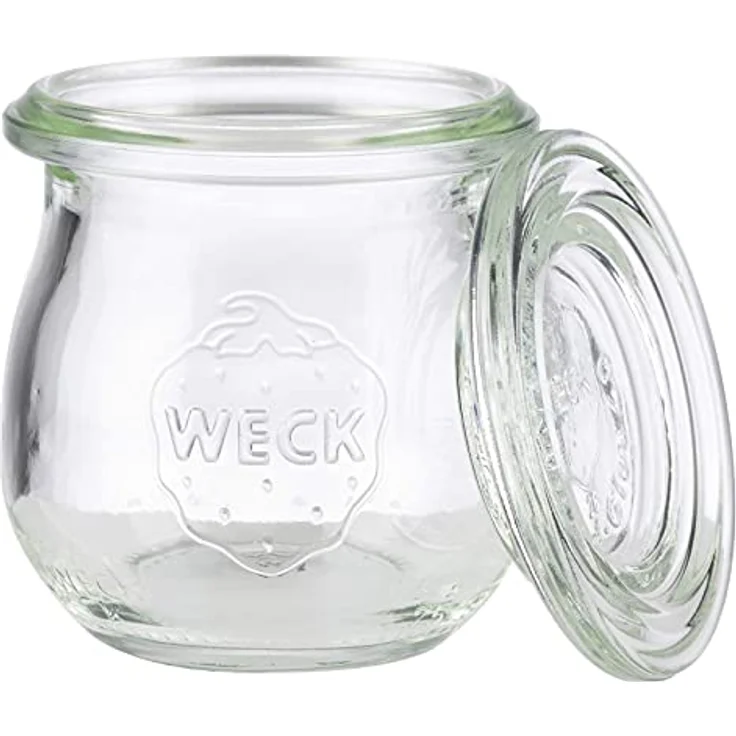 APS Weck-Glas mit Deckel, Tulpen-Form, 75 ml, 12er Set – Bild 3