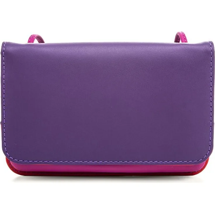 Mywalit Clutch Geldbörse, 100% Leder, 19 cm x 6 cm x 13 cm, lila