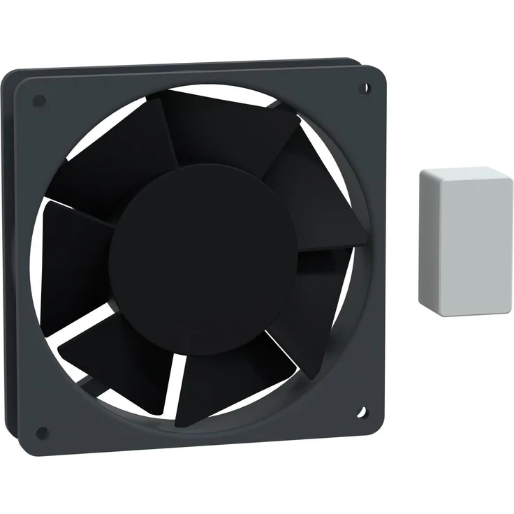 Schneider Electric Nsycusp002dg, Belüftungsventilator mit 2 Axiallüftern, 7 W Leistung, 180 m³/h Luftstrom, 230 V