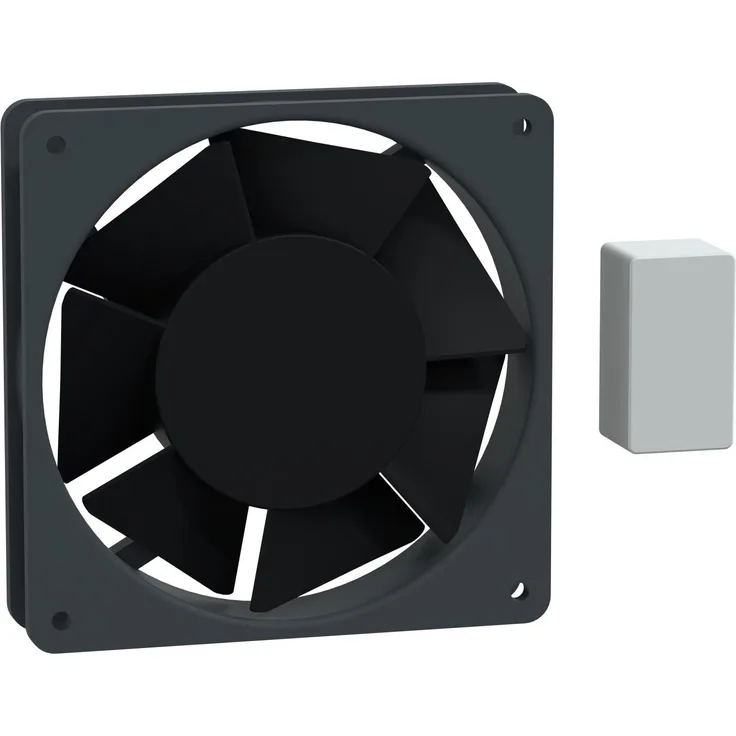 Schneider Electric Nsycusp002dg, Belüftungsventilator mit 2 Axiallüftern, 7 W Leistung, 180 m³/h Luftstrom, 230 V