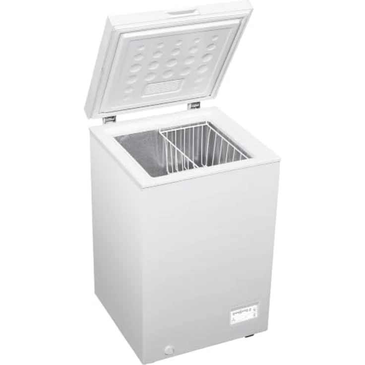 homeX FT0981-W Gefriertruhe, 98 Liter mit 4-Sterne Gefrieren, leise 38 dB, inklusive Ablagekorb – Bild 8