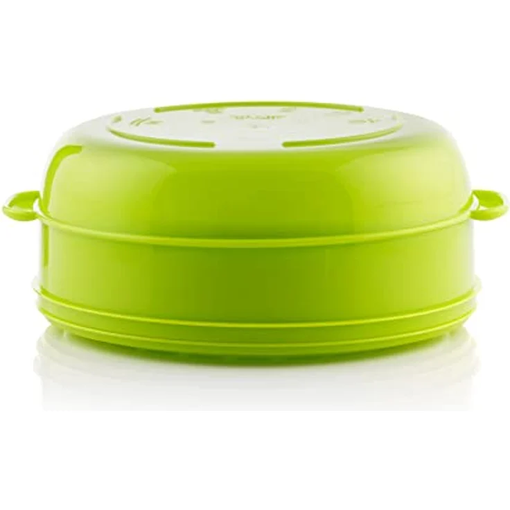 InnovaGoods Dampfgarer für die Mikrowelle, 2 Ebenen, Fresh, Farbe: grün, Maße: 22 x 12-17 cm – Bild 6