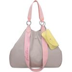 Fritzi aus Preußen Izzy Canvas Shopper Tasche, 100% Baumwolle, 45 cm x 19 cm x 39 cm, gelb
