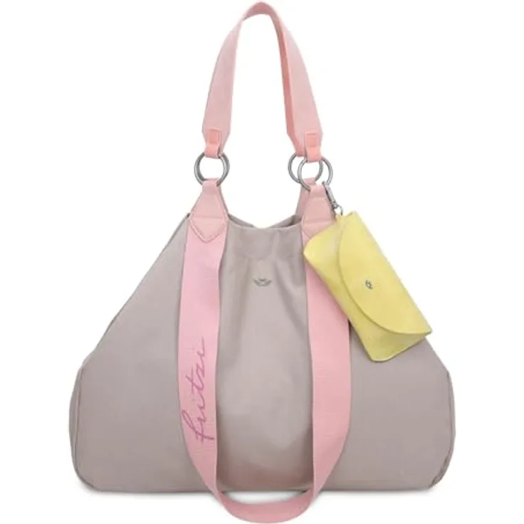 Fritzi aus Preußen Izzy Canvas Shopper Tasche, 100% Baumwolle, 45 cm x 19 cm x 39 cm, gelb