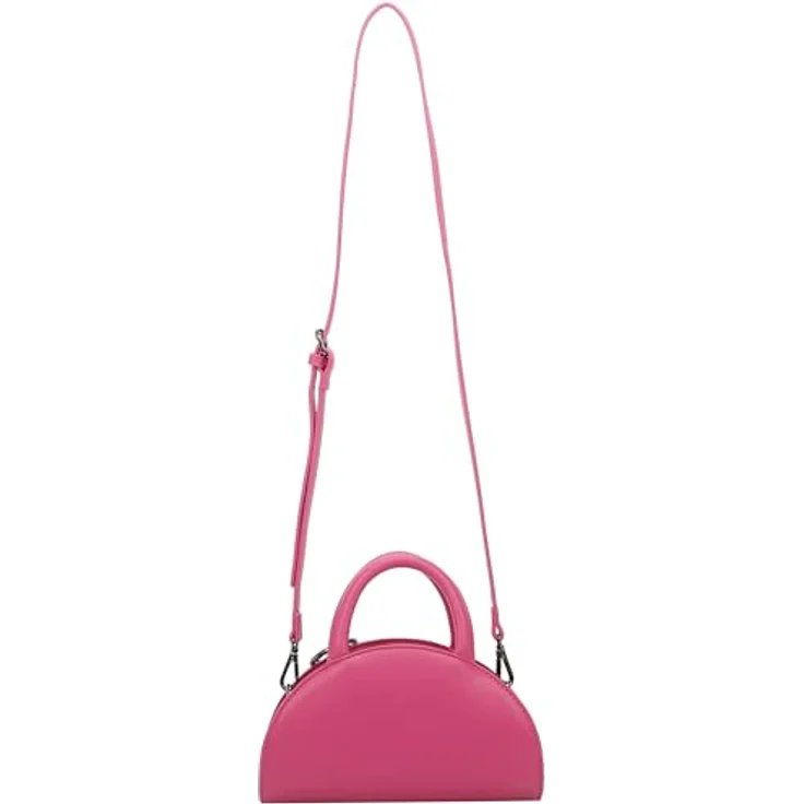 Buffalo Bowl Handtasche 23 cm, rosa, mit abnehmbarem Umhängeriemen – Bild 2