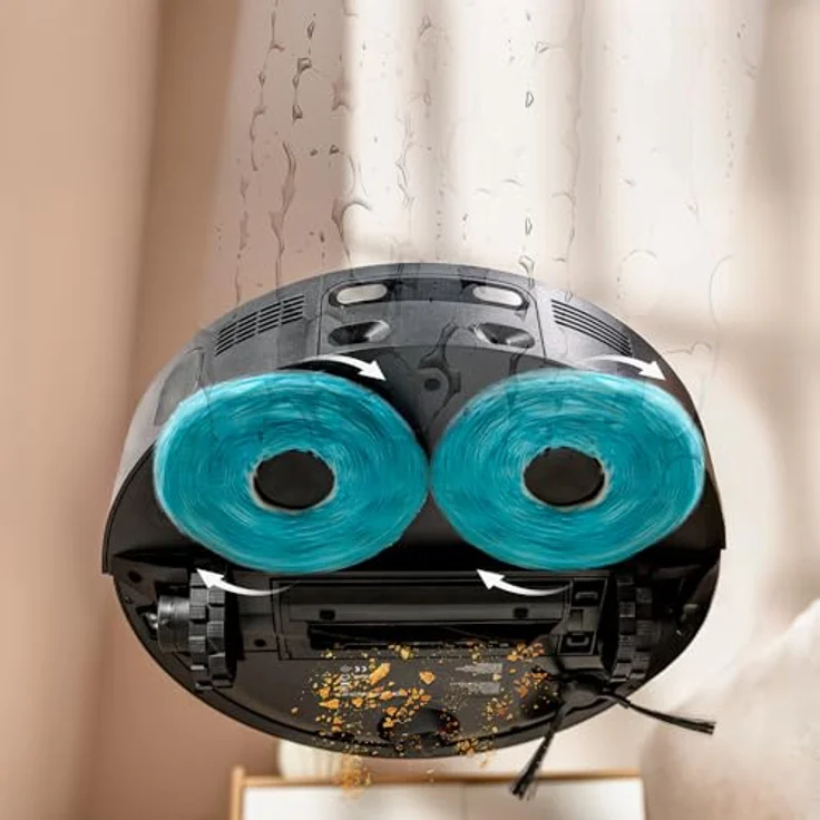 Cecotec Conga X70, Saug- und Wischroboter mit Selbstentleerungsstation, 15000Pa Saugkraft, 4-in-1-Basis, Smartphone-Steuerung und 240 Minuten Akkulaufzeit – Bild 5