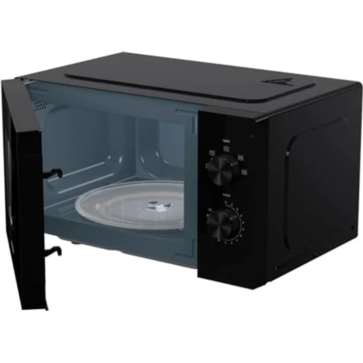 Hisense H20MOBP1 Mikrowelle, Standgerät, 20 L Garraum, 700 W, Timer, Auftauen, schwarz – Bild 7