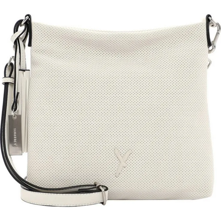 SURI FREY Umhängetasche SFY Romy, für Damen, Feinsynthetik, Lasercut-Optik, Quaste, schwarz