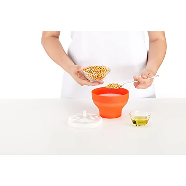 Lékué Mini-Popcorn-Set für Mikrowelle, Silikon – Bild 4