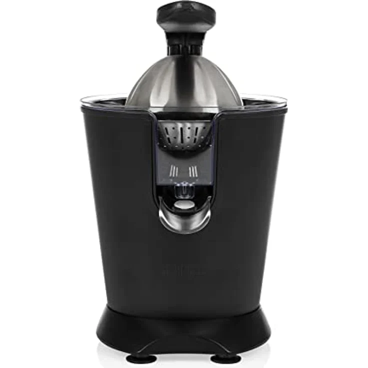 Princess Black Steel Zitruspresse - professioneller Hebelarm, 160 Watt, Antirutschfüße, Universalaufsatz für Zitrusfrüchte, Fließstopfunktion, 120 U-min, 201853 – Bild 5