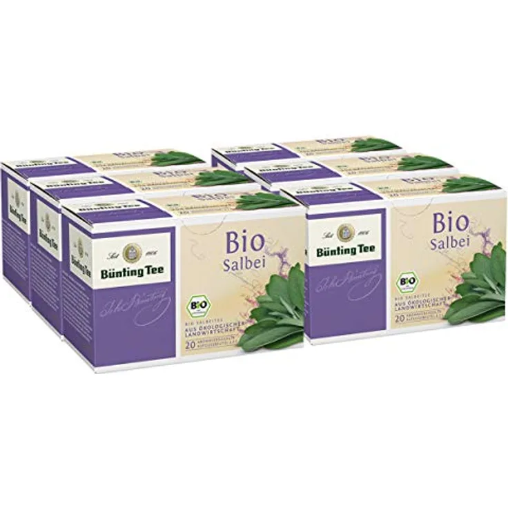 Bünting Tee Bio Salbei, 20 Tassenbeutel