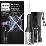 Philips Sonicare kabelloser Power Flosser 3000 Munddusche, Wasser-Flosser für Zähne, Zahnfleisch und Zahnpflege, in schwarz (Modell HX3826/33)