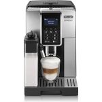 De'Longhi Dinamica ECAM 350.55.SB Kaffeevollautomat mit Milchsystem und integriertem Mahlwerk, Digitaldisplay mit Klartext, 2-Tassen-Funktion, Großer 1,8 Liter Wassertank, silber-schwarz