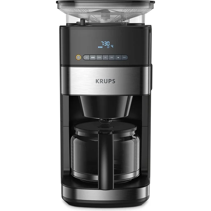 Krups Filterkaffeemaschine KM8328 Grind and Brew mit Mahlwerk, 1,25l Kaffeekanne – Bild 2