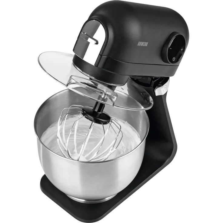 N8WERK Küchenmaschine in der Midnight Edition, 1200 Watt, 5 Liter, Timer, Planetenrührwerk, Aluminium, schwarz – Bild 9