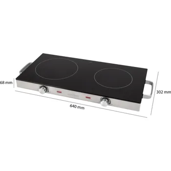 Produktbild von WKM Doppel-Induktionskochplatte Doppel-Induktionskochfeld Kochplatten