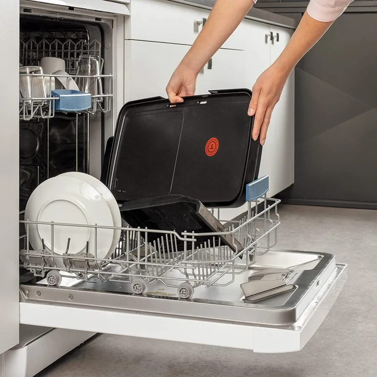 Tefal BBQ Booster CB6418 Tischgrill, antihaftbeschichtete Platte mit Thermo-Spot, 2200 Watt, schwarz – Bild 10